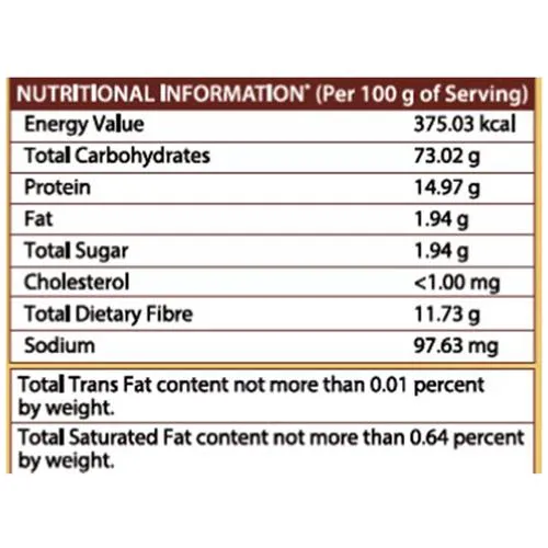 Ganesh Diabetes Control Atta - High In Fibre, 1 kg Pouch_3