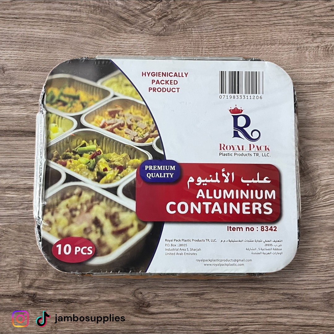 Aluminium Container 8342 (1 x 10)