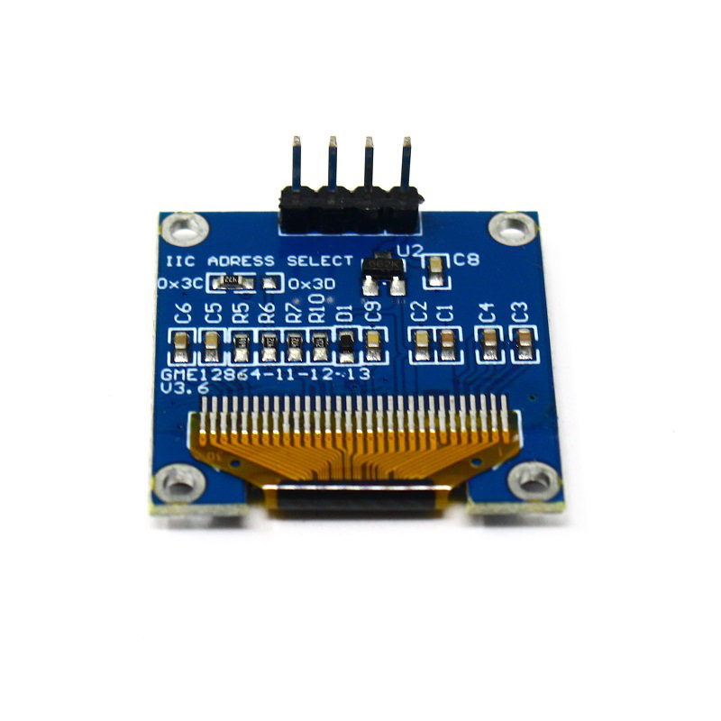 OLED I2C 0.96Inch 128x64 Blue Display_1