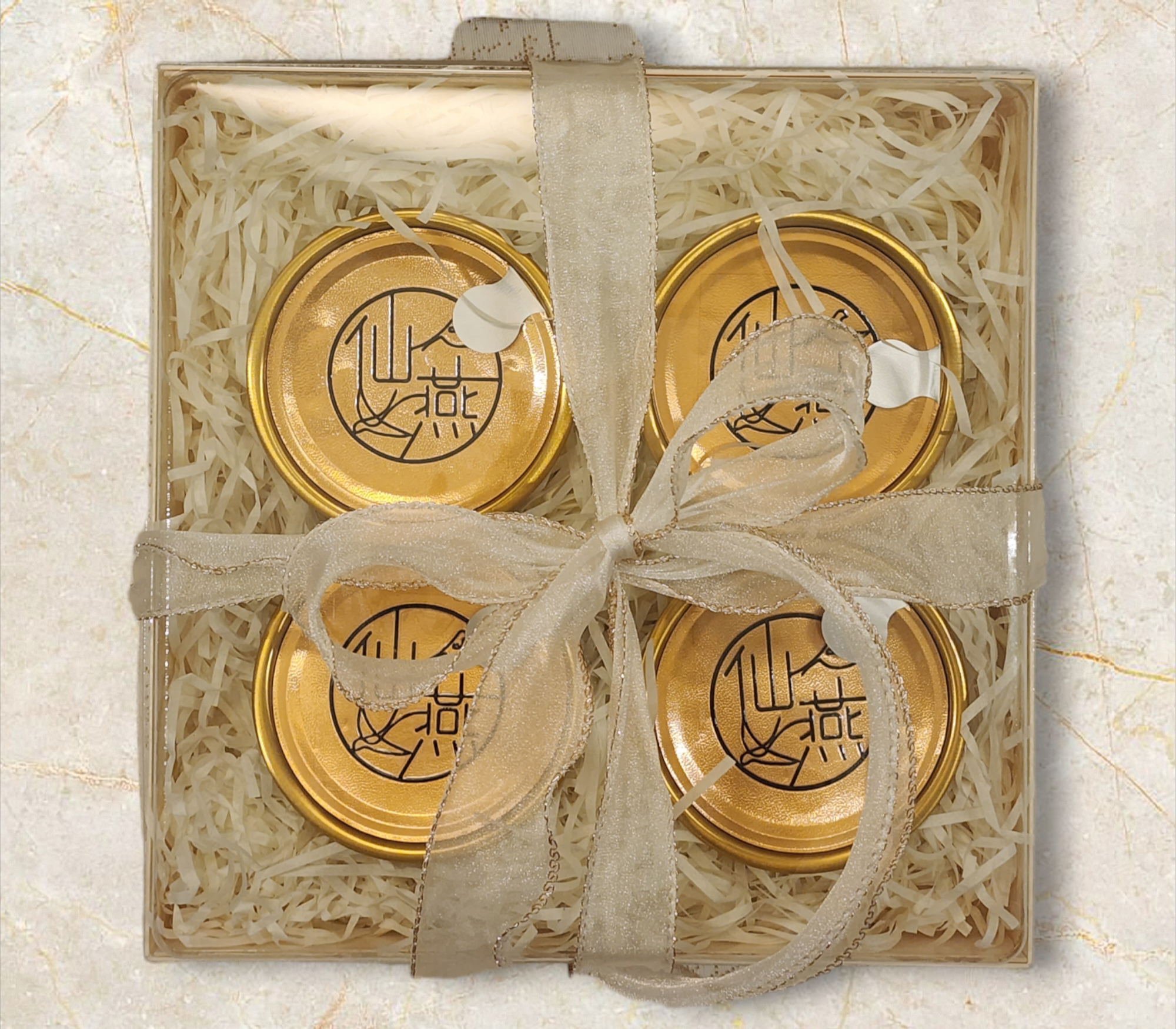 4 x 100gm Unsweetened Bird Nest Gift Box_0