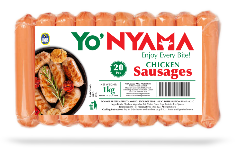 Yo' Nyama Chicken Sausages /Kg