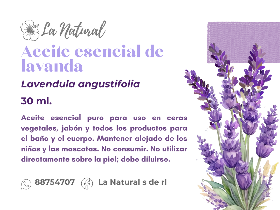 Lavanda Aceite Esencial 30 ML
