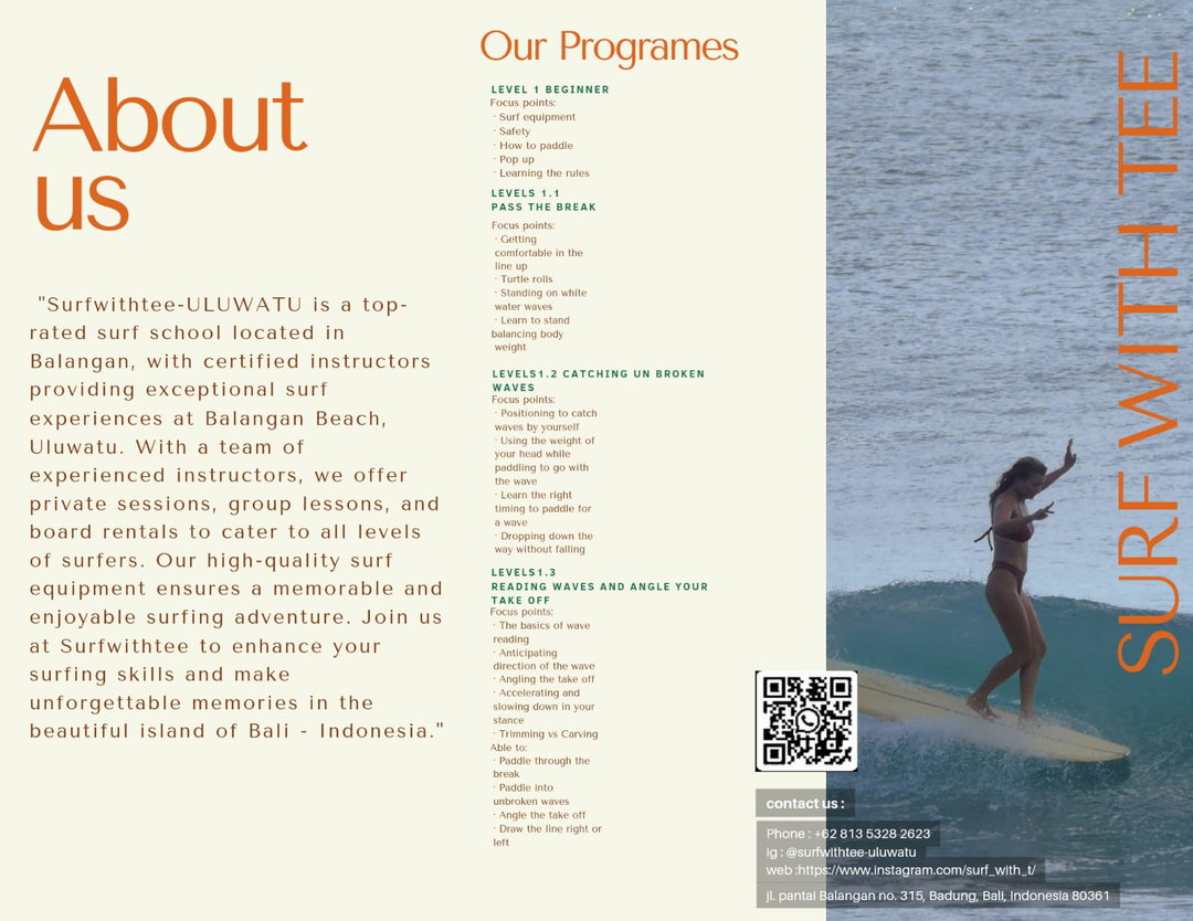 SURF PROGRAME 5 SESSION