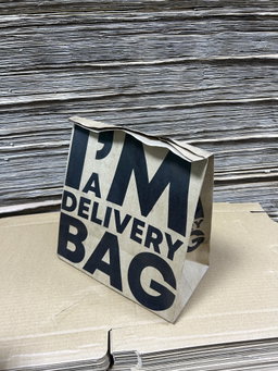 “I’M A DELIVERY BAG”  TAKEOUT BAGS - 2 SIZES/RETAIL