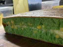 Sweet Martabak Pandan - Corn sweat and Cheese