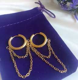 Round Tassel Earrings 