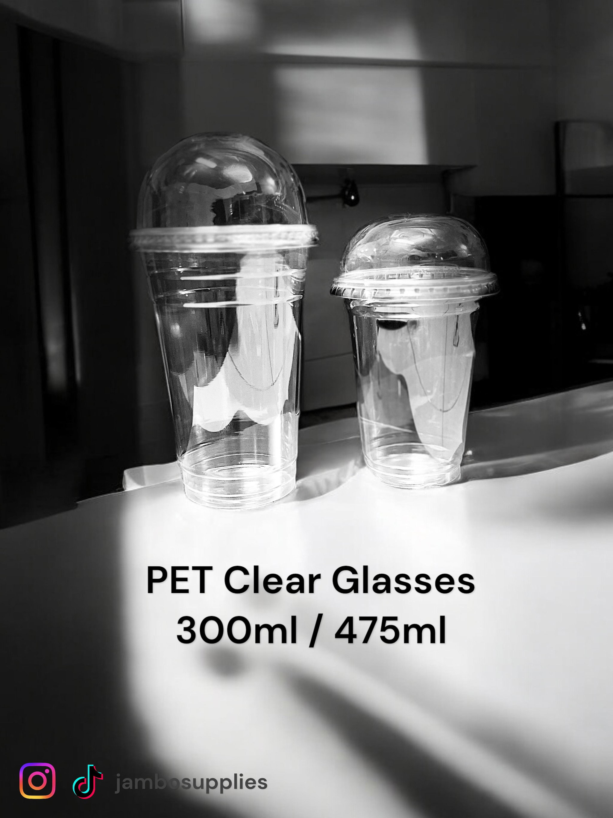 PET Clear Cup With Dome Lids_0