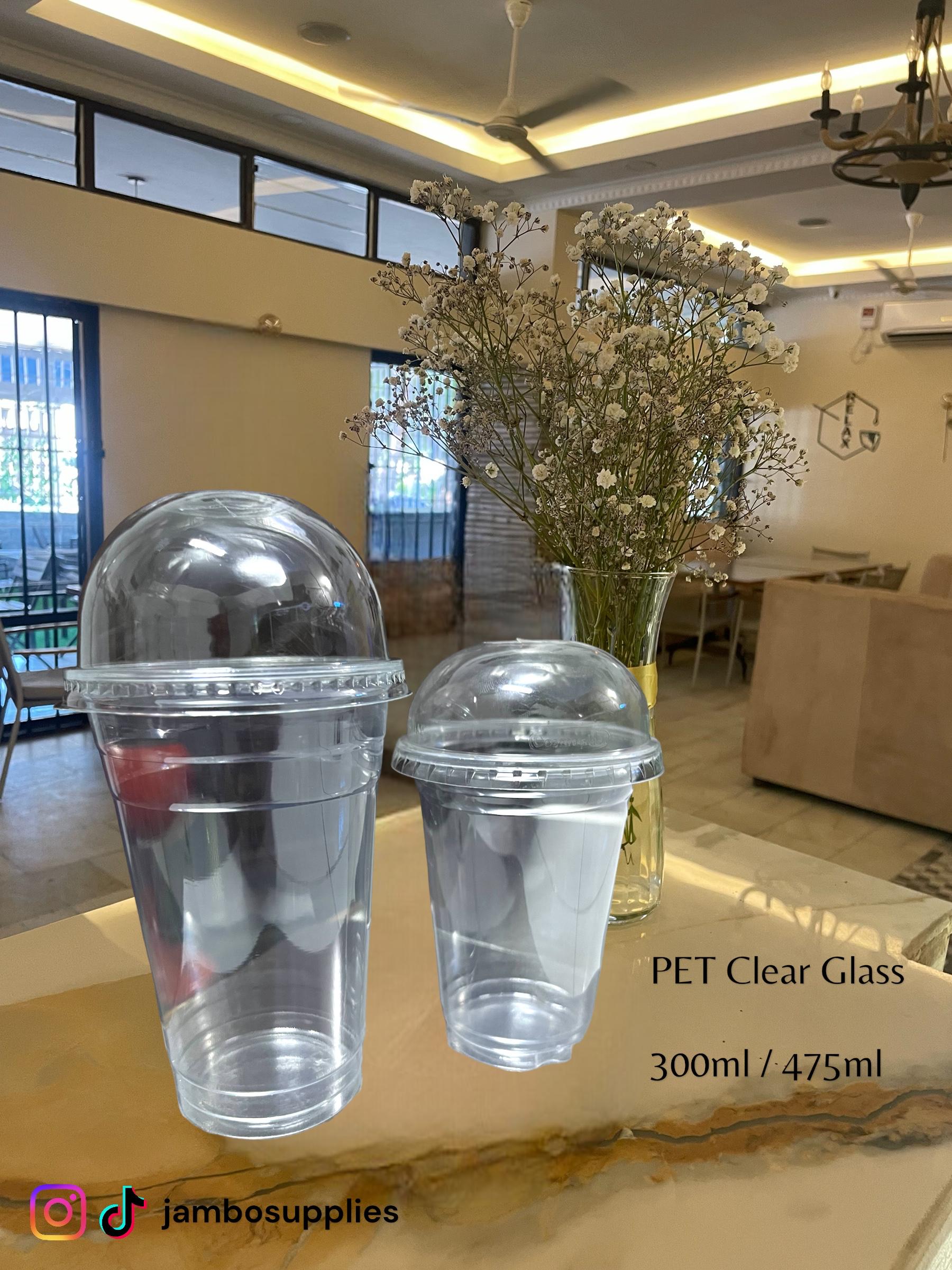 PET Clear Cup With Dome Lids_1