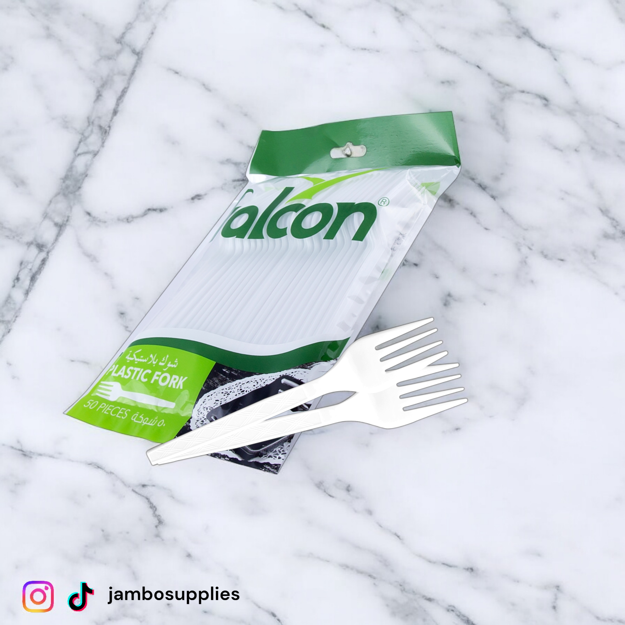 Table Fork (White) 50Pcs_0