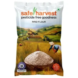 Safe Harvest Ragi Flour/Ragi Hittu - Pesticide Free, 1 kg