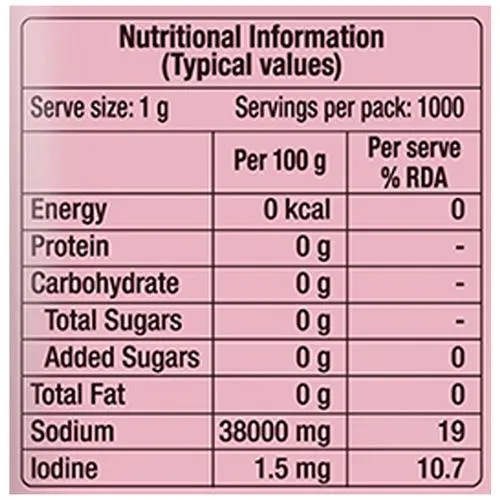 Tata Salt Pink Salt, 1 kg Pouch_4