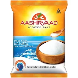 Aashirvaad Salt/Uppu - Iodised, 1 kg Pouch