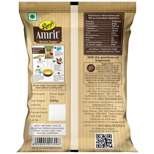 Parry's Amrit - Brown Sugar, 2x500 g Multipack_2