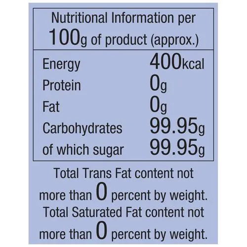 Parry's Pure Refined - Sugar Sulphur Free/Sakkare, 1 kg Pouch_2