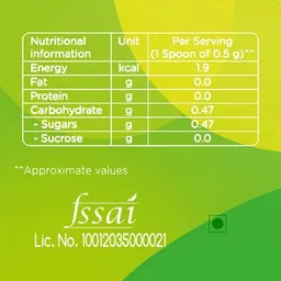 Sugar Free Natura Sweetener - Zero Calories, 1 kg Jar
