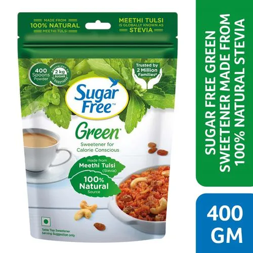 Sugar Free Green Sweetener - For Calorie Conscious, 400 g