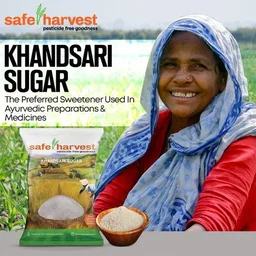 Safe Harvest Khandsari Sugar/Sakkare - Pesticide Free, 1 kg