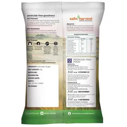Safe Harvest Khandsari Sugar/Sakkare - Pesticide Free, 1 kg
