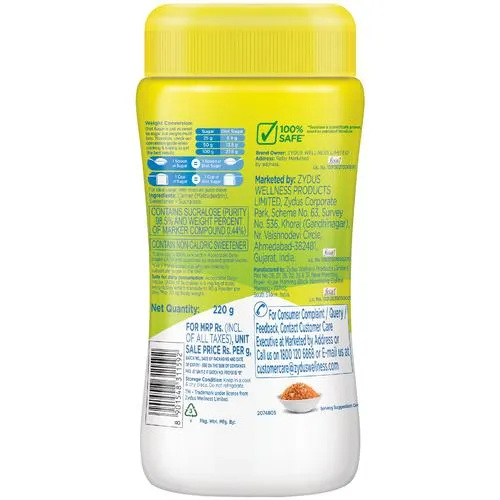 Sugar Free Natura Sweetener - Cook & Bake, Diet Sugar, 220 g_1