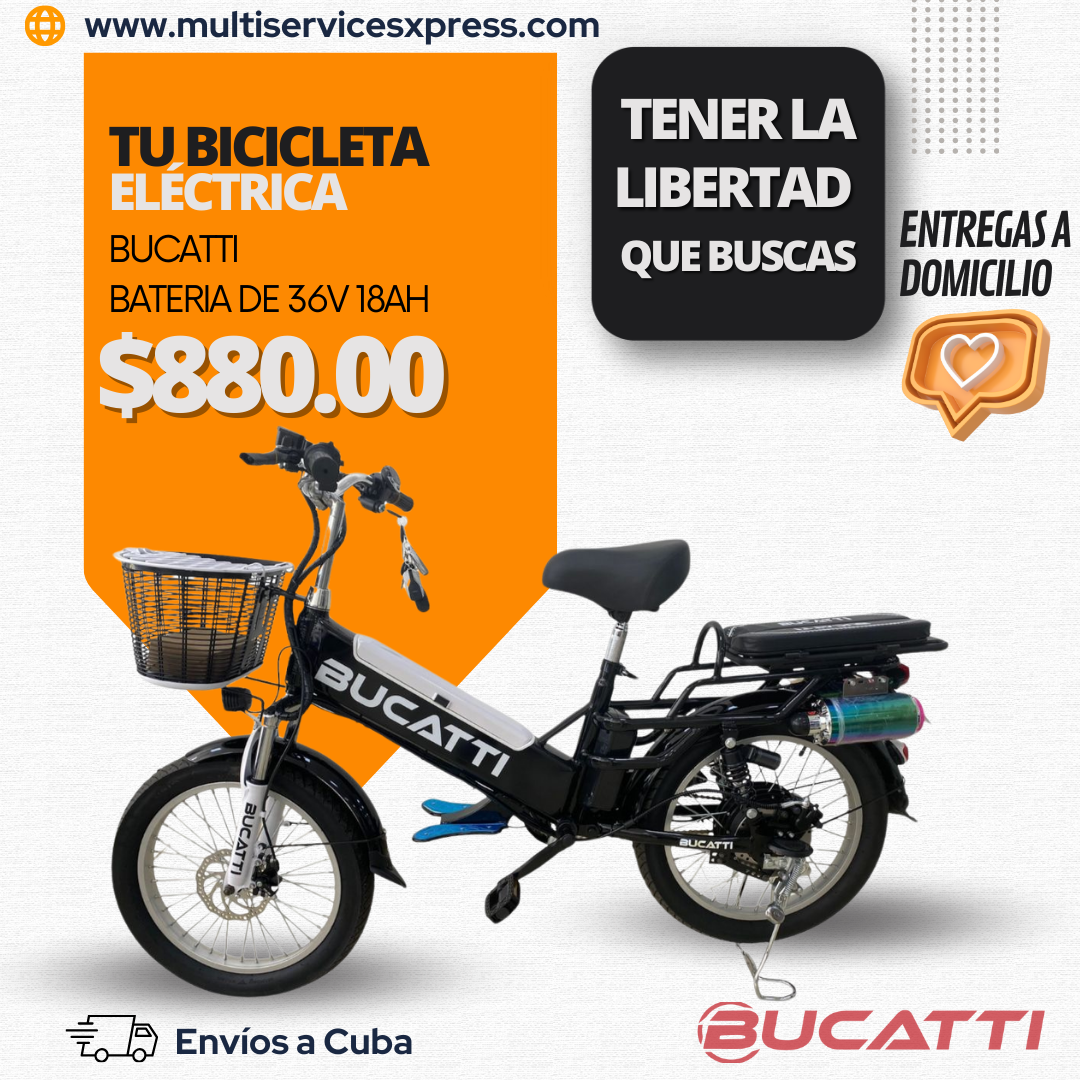 Bicicleta Eléctrica Bucatti  _0