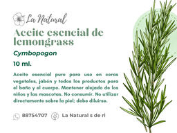 Lemongrass aceite esencial