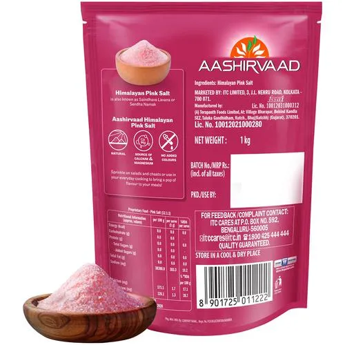 Aashirvaad Pink Salt, 1 kg Pouch_1