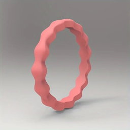 Scalloped Silicone rings 3mm