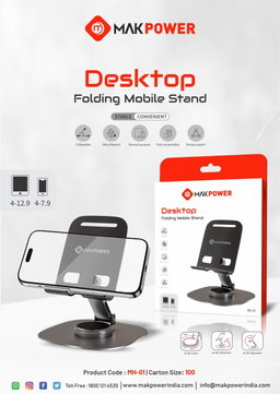 Mak Power MH-01 Desktop Folding Mobile Stand