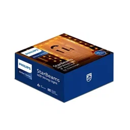  Philips Philips Starbeams 15 LEDs String Light - 5 Ft, Easy To Install, Warm White, For Home Décor, Festive, Diwali, Party, Patio Lawn, 1 pc