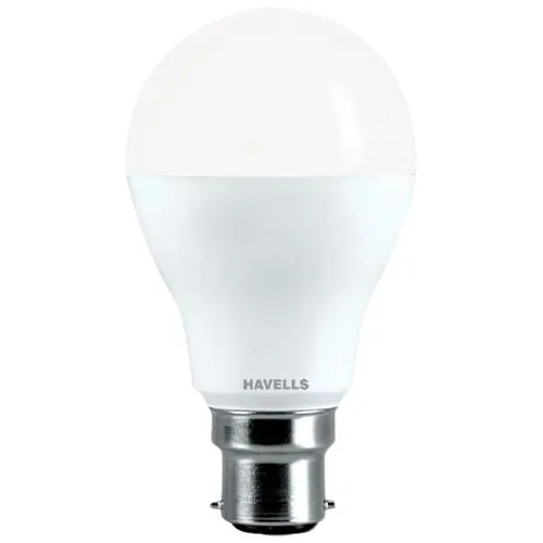Havells LED Bulb B22 - 10W, Round, Energy-Saving, White, 1 pc_0