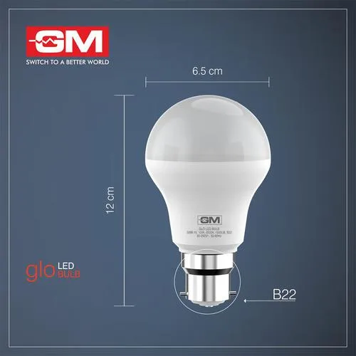 GM GLO 15 Watt LED Bulb - Energy Saving, Provides White, Cool Day Light, 1 pc_3