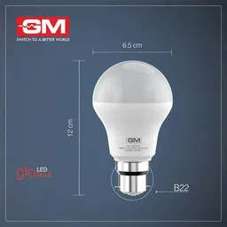 GM GLO 15 Watt LED Bulb - Energy Saving, Provides White, Cool Day Light, 1 pc