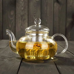 High Borosilicate glass tea/Coffee pot with stainless steel glass filter infuser 
