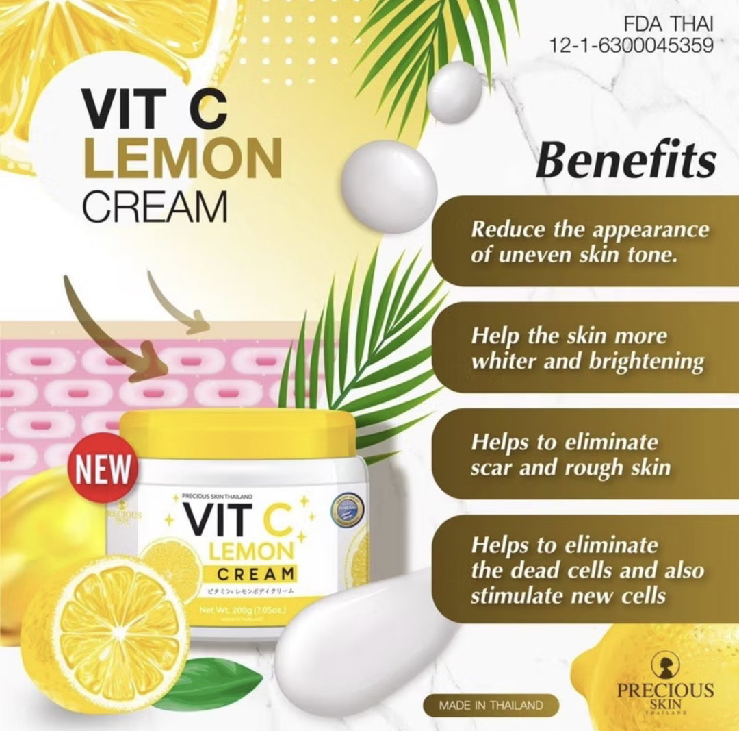 Precious Skin Vit C Lemon Body Cream
