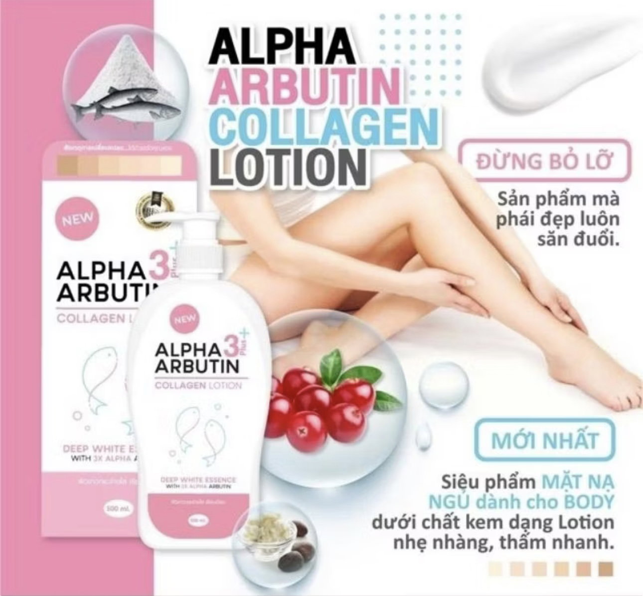 PRECIOUS SKIN Alpha Arbutin 3 Plus Collagen Body Lotion_5