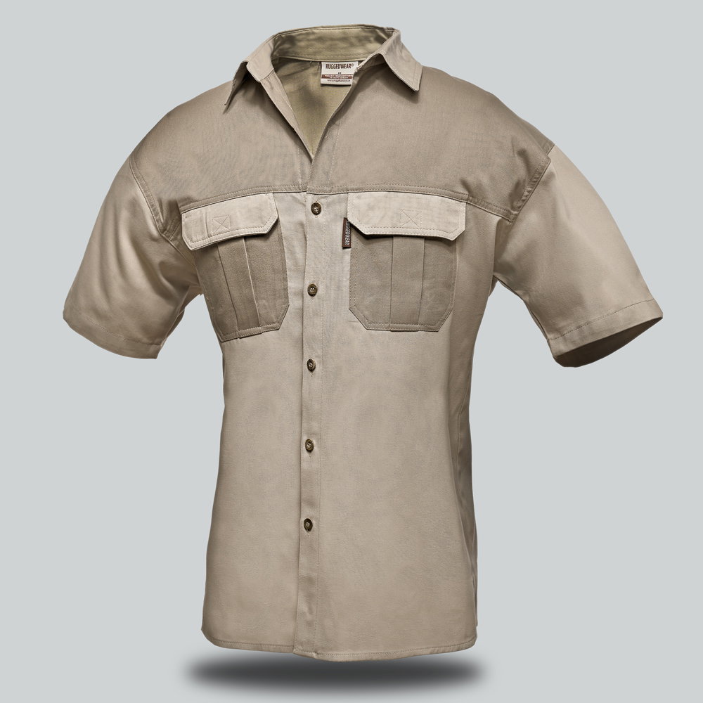 Serengeti Two-Tone Short Sleeve Shirt_0