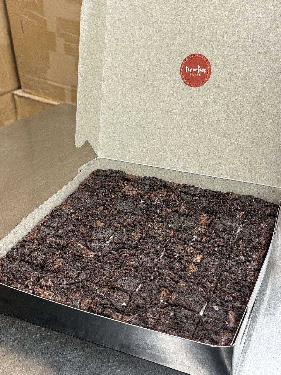 10inch Oreo Brownies