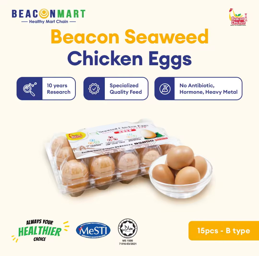 Beacon Seaweed Chicken egg 15pcs