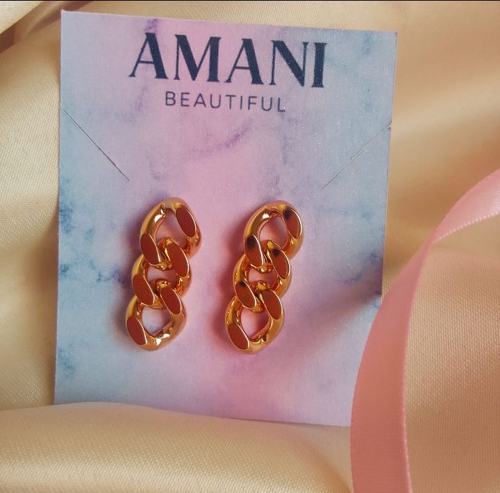 Chain link earrings _0