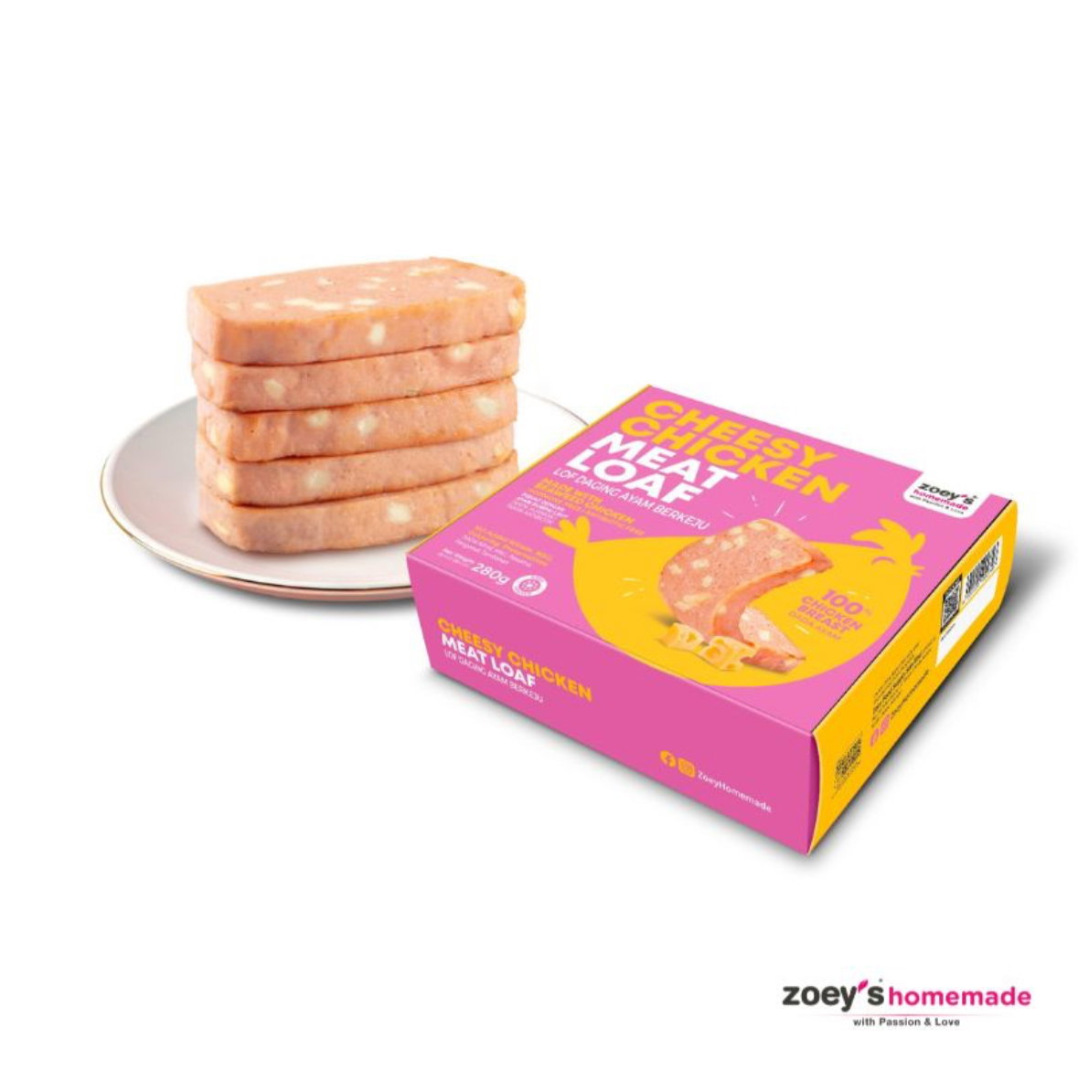 Zoey Chicken Meat Loaf 280g_2