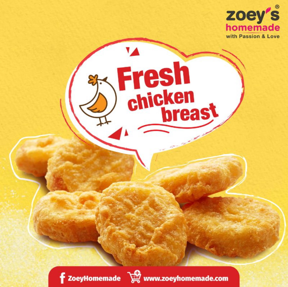 Zoey Chicken Nugget 24pcs 500g+-_1