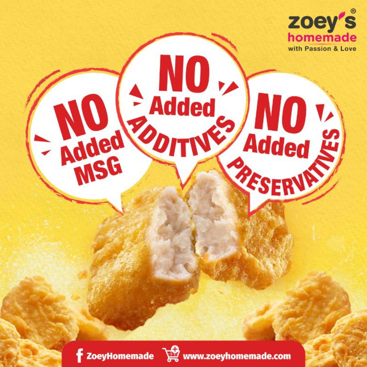 Zoey Chicken Nugget 24pcs 500g+-_2