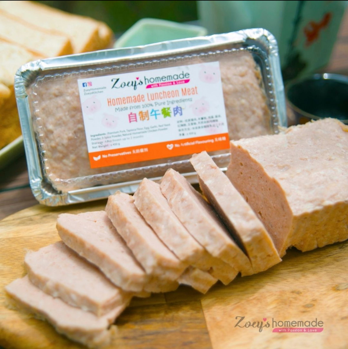 Zoey Homemade Pork Luncheon Meat 420g_1