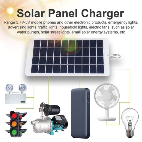 4.5W 5V Solar Panel Waterproof Charger Panel With 5V USB