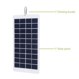 4.5W 5V Solar Panel Waterproof Charger Panel With 5V USB
