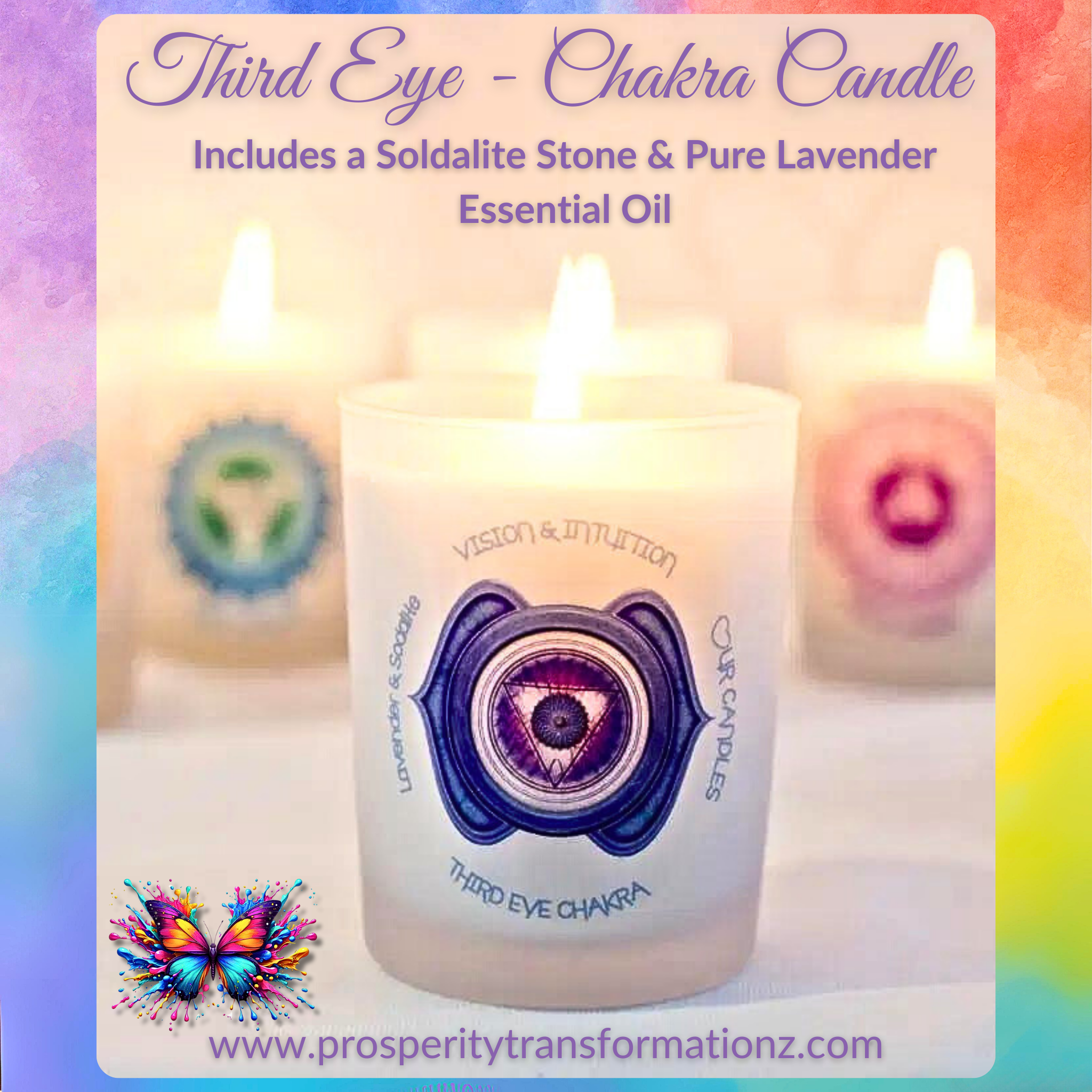 Third Eye Chakra Candle    _0