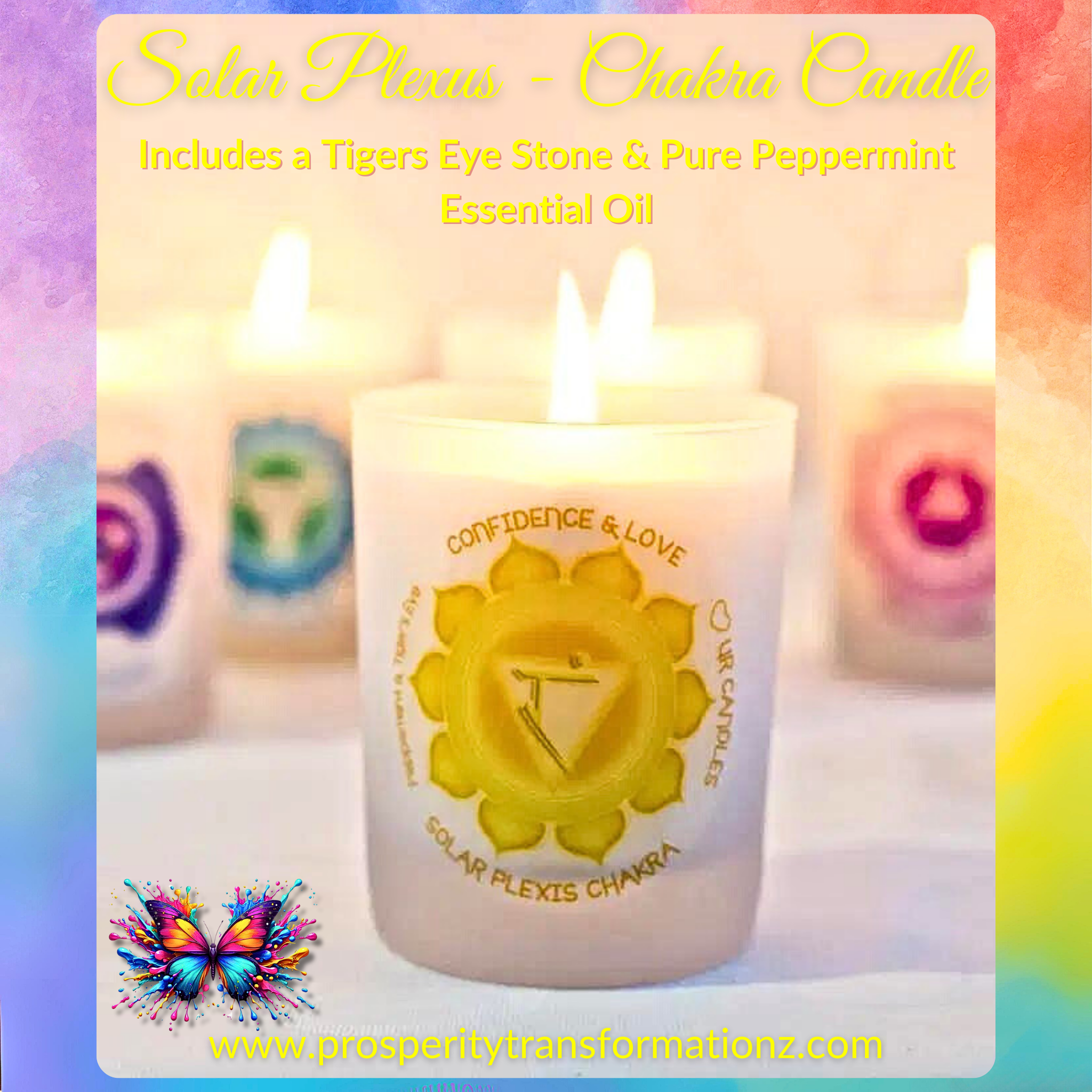 Solar Plexis Chakra Candle  _0
