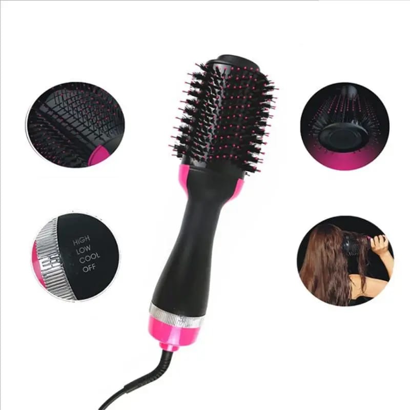 Electric hair straightener brush / dryer _3