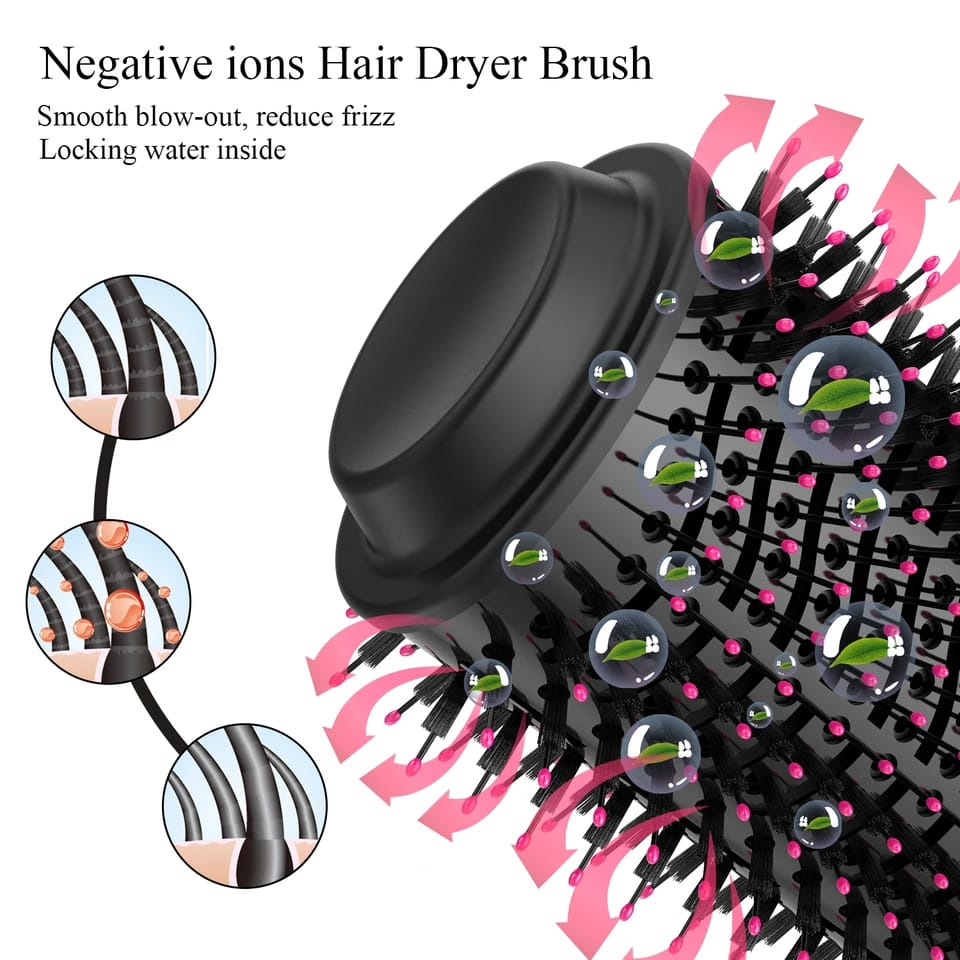 Electric hair straightener brush / dryer _5