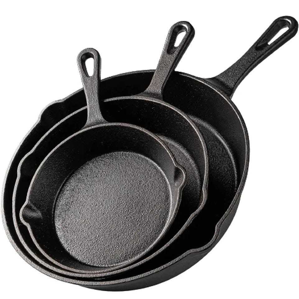 4pcs Cast Iron Skillet Set_2